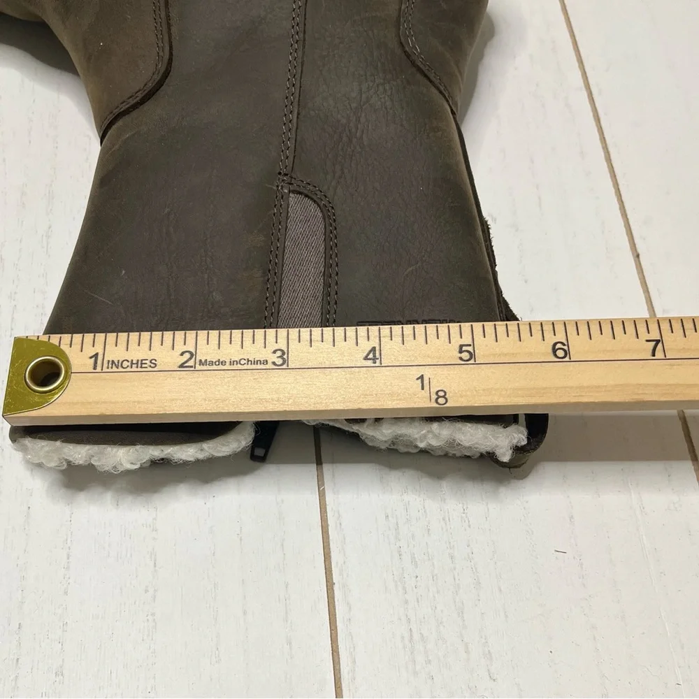 Merrel Women’s Waterproof Encore 4 Tall Zip Polar Brown Winter Boots Sz 6